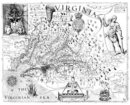John Smith's map of Virginia