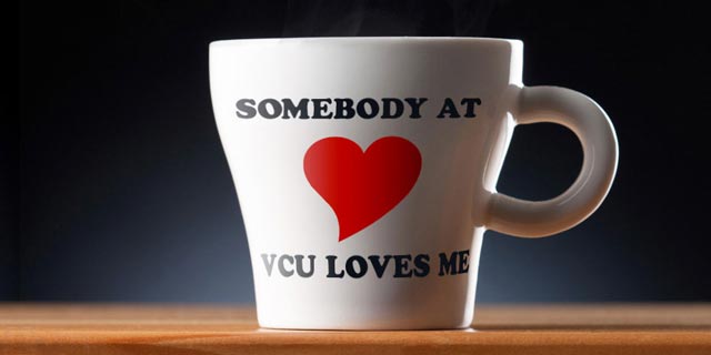 VCU parent's coffee mug
